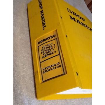 Komatsu Pc750-7, Pc750Se-7, Pc750Lc-7, Pc800-7 Excavator Shop Service Manual