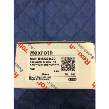 REXROTH Mexico Australia RUNNER BLOCK / BALL RAIL R162221420 PAIR