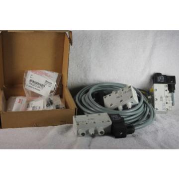 3 Rexroth valves with cords and fittings, #PW67697-1