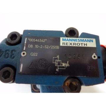 Mannesmann Egypt Italy Rexroth DB 10-2-52/250B Hydraulic Pressure Relief Valve 250 bar