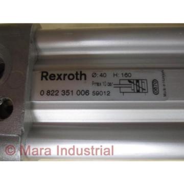 Rexroth Canada Germany 0 822 351 006 59012 Cylinder 082235100659012 - New No Box