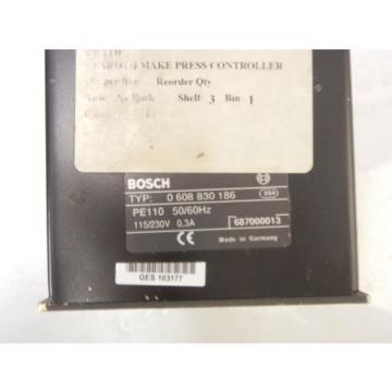 REXROTH Italy France 0 608 830 186 USED PE 110 ANALOG CONTROLLER 0608830186