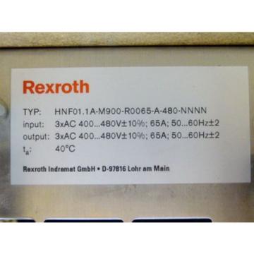 Rexroth Germany Canada HNF01.1A-M900-R0065-A-480-NNNN Indra Drive
