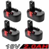 4x 18V 2.0AH Battery For Bosch BAT025 BAT160 2607335536 2607335278 PSR 18VE