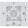 Bosch USA Australia Rexroth 30x30 3N, 8mm, Aluminium Extrusion (Cut to Length) #2 small image