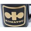 Vtg 1980s Japan Komatsu DOZER CONSTRUCTION EQUIPMENT Advertising Coffee Cup Mug #5 small image