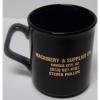 Vtg 1980s Japan Komatsu DOZER CONSTRUCTION EQUIPMENT Advertising Coffee Cup Mug #7 small image