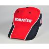 KOMATSU BASEBALL HAT RED WHITE &amp; BLUE CAP CONSTRUCTION INDUSTRIAL