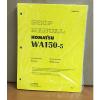 Komatsu WA150-5 Wheel Loader Shop Service Repair Manual