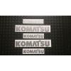 KOMATSU STICKERS DECALS FORKLIFT MINI DIGGER EXCAVATOR #1 small image