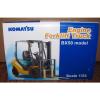 KOMATSU BX50 Engine Fork Lift Truck Toy 1/24 Die Cast Metal Collectible  HTF