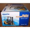 KOMATSU BX50 Engine Fork Lift Truck Toy 1/24 Die Cast Metal Collectible  HTF #8 small image