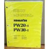 Komatsu Service PW20-1 PW30-1 Excavator Shop Manual NEW REPAIR #1 small image