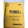 Komatsu PC300LC-5, Hydraulic Excavator Parts Book BEPB207071 #2 small image