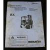 Komatsu Forklift BX-12 Series Parts Manual Book Catalog Lift Truck BX 12 OEM #1 small image