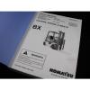 Komatsu Forklift BX-12 Series Parts Manual Book Catalog Lift Truck BX 12 OEM