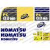 KOMATSU PC88MR DIGGER DECAL STICKER SET #1 small image