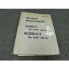Komatsu PC300-3 PC300LC-3 Hydraulic Excavator Shop Service Repair Manual