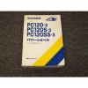Komatsu PC120-3 PC120S-3 PC120SS-3 Hydraulic Excavator Parts Catalog Manual Book