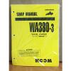 Komatsu WA380-3 Wheel Loader Shop Service Repair Manual (10001 &amp; up) #1 small image