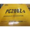Komatsu PC200Z-6 Hydraulic Excavator Repair Shop Manual #1 small image