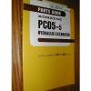 Komatsu PC05-5 PARTS MANUAL BOOK CATALOG HYD. EXCAVATOR GUIDE LIST PEPB020M0502