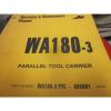Komatsu WA180-3 Tool Carrier Operation &amp; Maintenance Manual S/N A85001 #1 small image