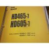 Komatsu HD465-7 HD605-7 Dump Truck Repair Shop Manual
