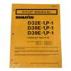 Komatsu D32E-1, D32P-1, D38E-1, D38P-1, D39E-1, D39P-1 Dozer Service Manual
