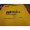 Komatsu WA900-3 Wheel Loader Operation &amp; Maintenance Manual s/n 50009 &amp; Up