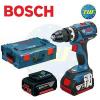 Bosch GSB18V-EC 18V BRUSHLESS Combi Drill with Metal Chuck &amp; 2x 4.0Ah Batteries #1 small image