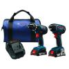 BOSCH CLPK232A-181 18V Lithium-Ion Cordless Two Tool 18 Volt Combo Kit #1 small image