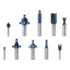 Bosch All-Purpose Professional Carbide-Tipped 10-Pc Router Bit Set RBS010 NEW #2 small image