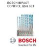 BOSCH NEW IMPACT CONTROL 1/4 HEX MULTI CONSTRUCTION 8pce DRILL SET