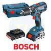 Bosch 18V Combi Drill Cordless Lithium ion with 2x 2.0Ah Batteries &amp; LBoxx GSB18 #1 small image