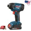 Bosch 18 Volt Lithium-Ion Cordless Electric 1/4 in. Variable Speed Impact Driver #1 small image