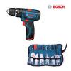 BOSCH GSB 10.8-2-LI Rechargeable Power Drill Driver + Drill Bits set - EMS Free #1 small image