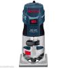 Bosch GKF600 Palm Router Kit And Extra Base 240v+ Excel 12 Piece Cutter Set