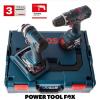 2 Batteries - Bosch 18V GSB DS &amp; GDR LS Twin Pack 0615990GS3 3165140829199 #1 small image