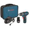 Bosch 12 Volt Lithium ion Cordless Electric Variable Speed Drill Driver Kit #1 small image