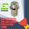 LED Upgrade Bulb Tool Flashlight Bosch Makita DeWalt Hitachi 9 12 14 18 24v CREE