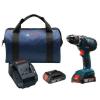 Power 18-Volt Lithium Ion 1/2-in Cordless Drill with Battery and Soft Case Set