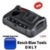 new Bosch 10.8/12V &amp; 18V BLUE TOOL Twin BATTERY CHARGER 1600A011AA 3165140904827