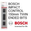 Bosch IMPACT CONTROL PZ 2 x 150MM TWIN ENDED PK 3 IMPACT BITS
