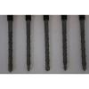 5 Piece Bosch HC2061 Bulldog 3/8&#034; x 6&#034; SDS-plus Carbide Rotary Hammer Drill Bit #3 small image