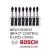 NEW!! Bosch Impact Control Screwdriver Bit 50mm, 8 x PZ 2 NEW RANGE !!!!