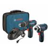 12-Volt Lithium-Ion Cordless Drill Driver and Impact LED Light 2 Tool Combo Kit #1 small image