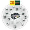 2- Bosch GREENTOOL Power4ALL 18V 2.5AH Li-ION Batteries 1600A005B0 3165140821629