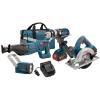 18 Volt Lithium-Ion Power Cordless Compact Light Drill Tools Combo Kit (4-Tool) #1 small image