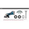 Authentic BOSCH GWS18V-LI Rechargeable Cordless Electric Small Angle Grinder DIY #6 small image
